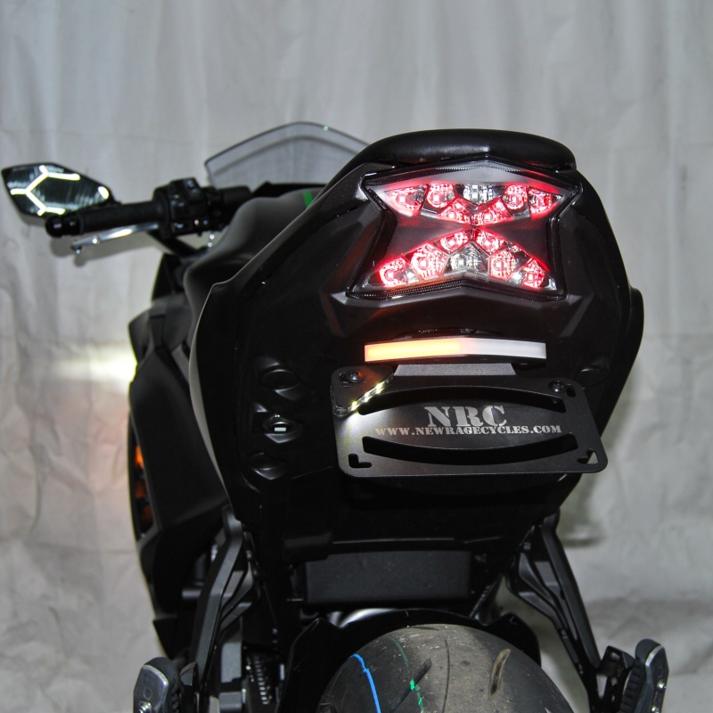 Kawasaki Ninja 650 Fender Eliminator - New Rage Cycles - Plug & Play - Black - `23-`27